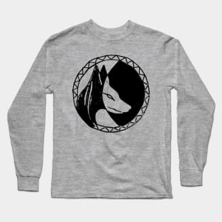 Jackal face Long Sleeve T-Shirt